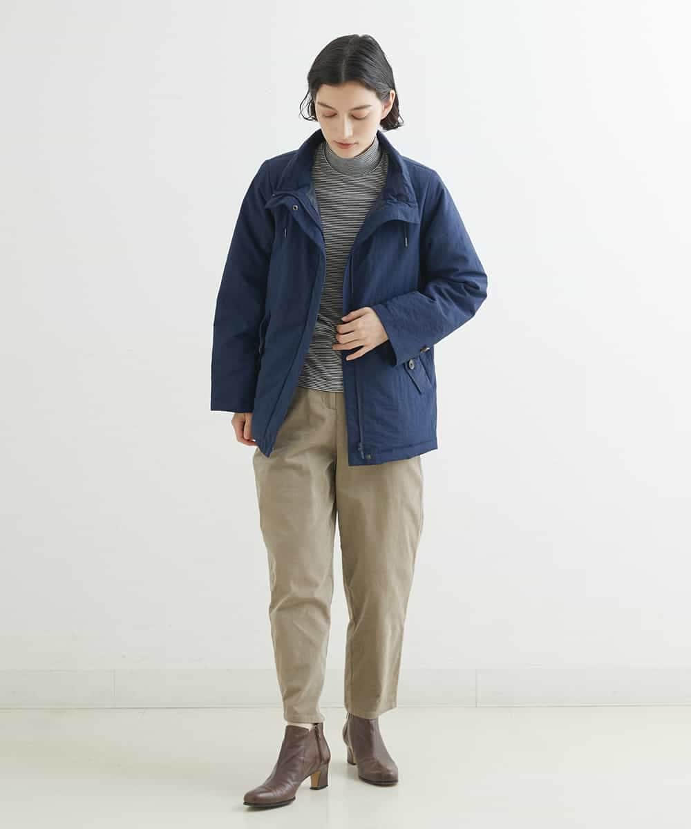 NHLAS36250 GIANNI LO GIUDICE(小さいサイズ)(メゾン ドゥ サンク) 別珍ストレッチテーパードパンツ ベージュ