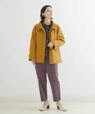 NHLAS36250 GIANNI LO GIUDICE(小さいサイズ)(メゾン ドゥ サンク) 別珍ストレッチテーパードパンツ ベージュ