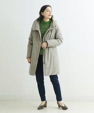 NHLAT21270 GIANNI LO GIUDICE(小さいサイズ)(メゾン ドゥ サンク) 裏起毛ストレッチスリムパンツ グリーン