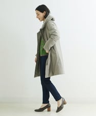 NHLAT21270 GIANNI LO GIUDICE(小さいサイズ)(メゾン ドゥ サンク) 裏起毛ストレッチスリムパンツ グリーン