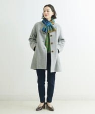 NHLAT21270 GIANNI LO GIUDICE(小さいサイズ)(メゾン ドゥ サンク) 裏起毛ストレッチスリムパンツ グリーン