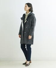 NHLAT21270 GIANNI LO GIUDICE(小さいサイズ)(メゾン ドゥ サンク) 裏起毛ストレッチスリムパンツ グリーン