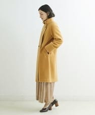 NHLAT22270 GIANNI LO GIUDICE(小さいサイズ)(メゾン ドゥ サンク) [日本製]ベロアワイドパンツ ベージュ