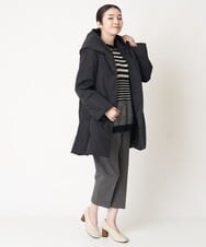 NHLAW07210 GIANNI LO GIUDICE(小さいサイズ)(メゾン ドゥ サンク) [洗える/日本製]ミニチェッカー裏起毛イージーパンツ ネイビー