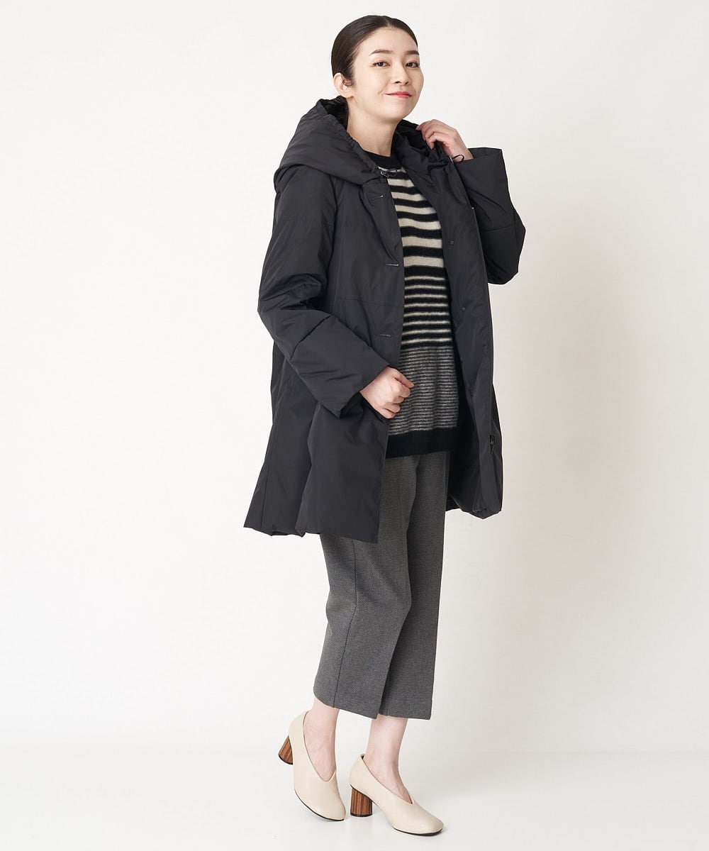 NHLAW07210 GIANNI LO GIUDICE(小さいサイズ)(メゾン ドゥ サンク) [洗える/日本製]ミニチェッカー裏起毛イージーパンツ ネイビー