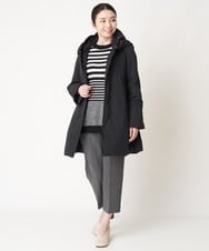 NHLAW07210 GIANNI LO GIUDICE(小さいサイズ)(メゾン ドゥ サンク) [洗える/日本製]ミニチェッカー裏起毛イージーパンツ ネイビー