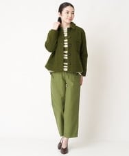 NHLAW15230 GIANNI LO GIUDICE(小さいサイズ)(メゾン ドゥ サンク) [洗える]スエードライクベイカーパンツ マスタード