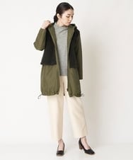 NHLAW15230 GIANNI LO GIUDICE(小さいサイズ)(メゾン ドゥ サンク) [洗える]スエードライクベイカーパンツ マスタード