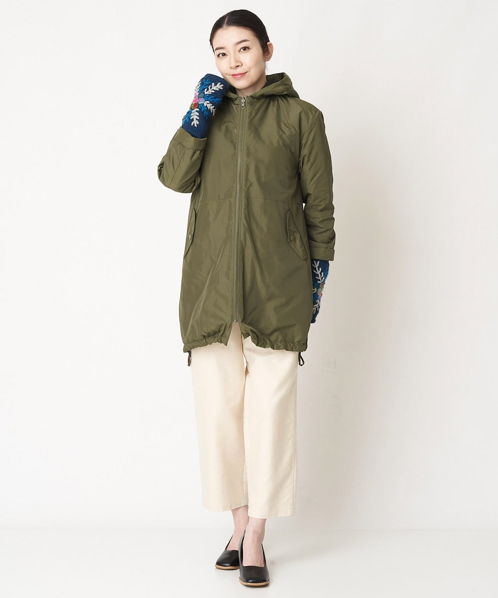 NHLAW15230 GIANNI LO GIUDICE(小さいサイズ)(メゾン ドゥ サンク) [洗える]スエードライクベイカーパンツ マスタード