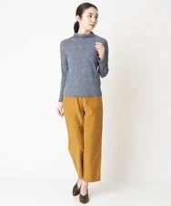 NHLAW15230 GIANNI LO GIUDICE(小さいサイズ)(メゾン ドゥ サンク) [洗える]スエードライクベイカーパンツ マスタード