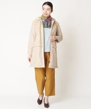 NHLAW15230 GIANNI LO GIUDICE(小さいサイズ)(メゾン ドゥ サンク) [洗える]スエードライクベイカーパンツ マスタード