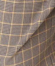 NHLAX84210 GIANNI LO GIUDICE(小さいサイズ)(メゾン ドゥ サンク) [日本製/洗える]カラーグレンチェックワイドストレートパンツ ベージュ系