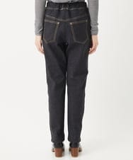 NHLEB51270 GIANNI LO GIUDICE(小さいサイズ)(メゾン ドゥ サンク) [日本製]デニムレースプリントパンツ ネイビーブラック