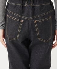 NHLEB51270 GIANNI LO GIUDICE(小さいサイズ)(メゾン ドゥ サンク) [日本製]デニムレースプリントパンツ ネイビーブラック