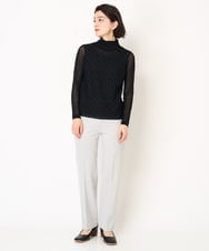 NHLEC82180 GIANNI LO GIUDICE(小さいサイズ)(メゾン ドゥ サンク) [新色追加]アウトファーストストレートパンツ ライトベージュ