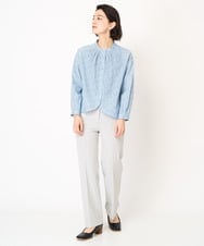 NHLEC82180 GIANNI LO GIUDICE(小さいサイズ)(メゾン ドゥ サンク) [新色追加]アウトファーストストレートパンツ ライトベージュ