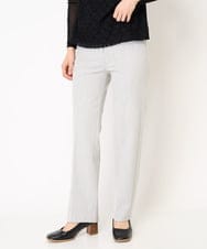 NHLEC82180 GIANNI LO GIUDICE(小さいサイズ)(メゾン ドゥ サンク) [新色追加]アウトファーストストレートパンツ ライトグレー