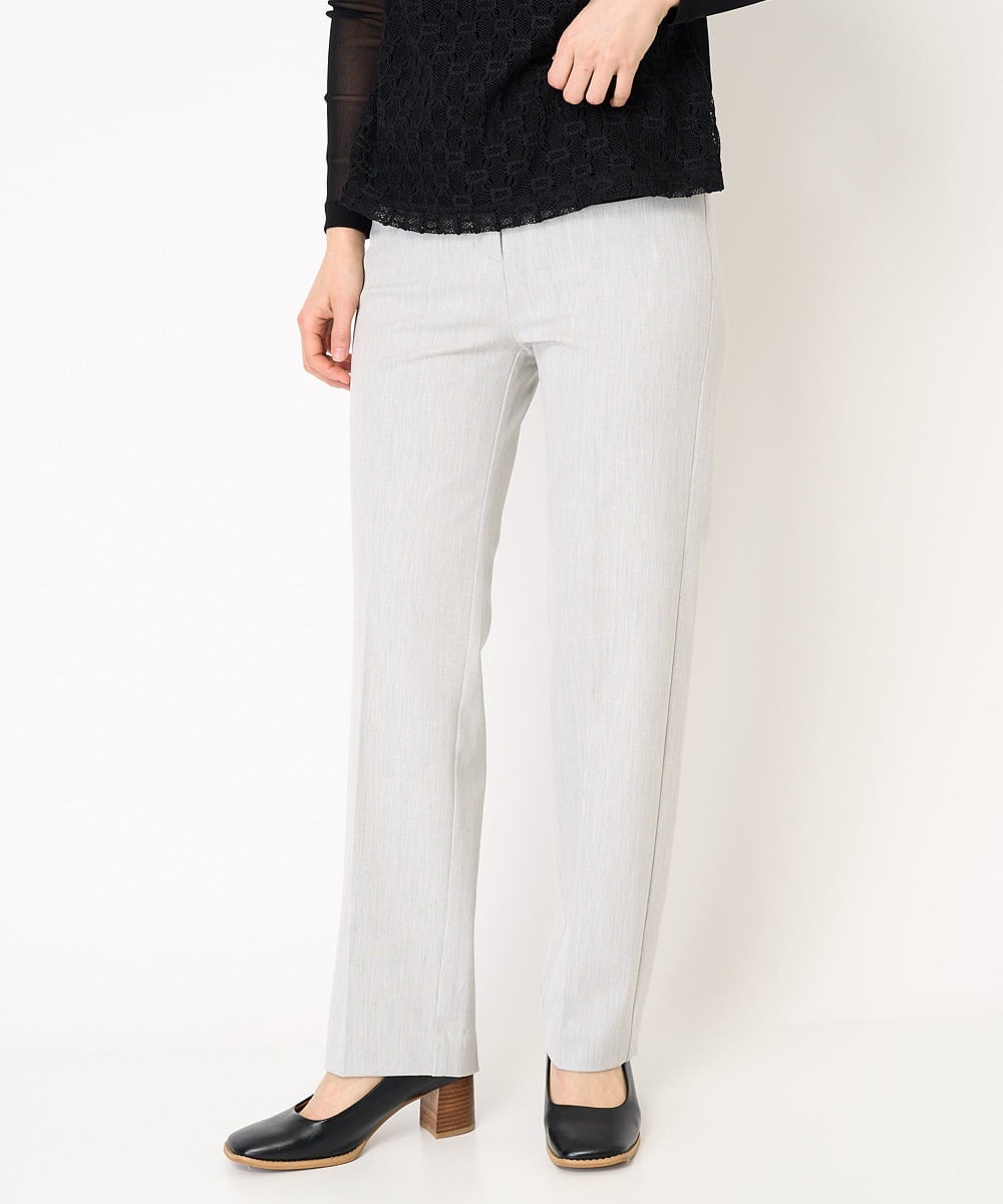 NHLEC82180 GIANNI LO GIUDICE(小さいサイズ)(メゾン ドゥ サンク) [新色追加]アウトファーストストレートパンツ ライトグレー