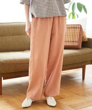 NHLEF15270 GIANNI LO GIUDICE(小さいサイズ)(メゾン ドゥ サンク) [セットアップ対応]二重織ガーゼデニム製品染めパンツ ネイビー