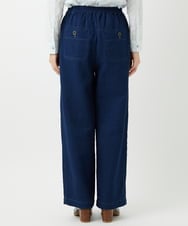 NHLEF15270 GIANNI LO GIUDICE(小さいサイズ)(メゾン ドゥ サンク) [セットアップ対応]二重織ガーゼデニム製品染めパンツ ネイビー