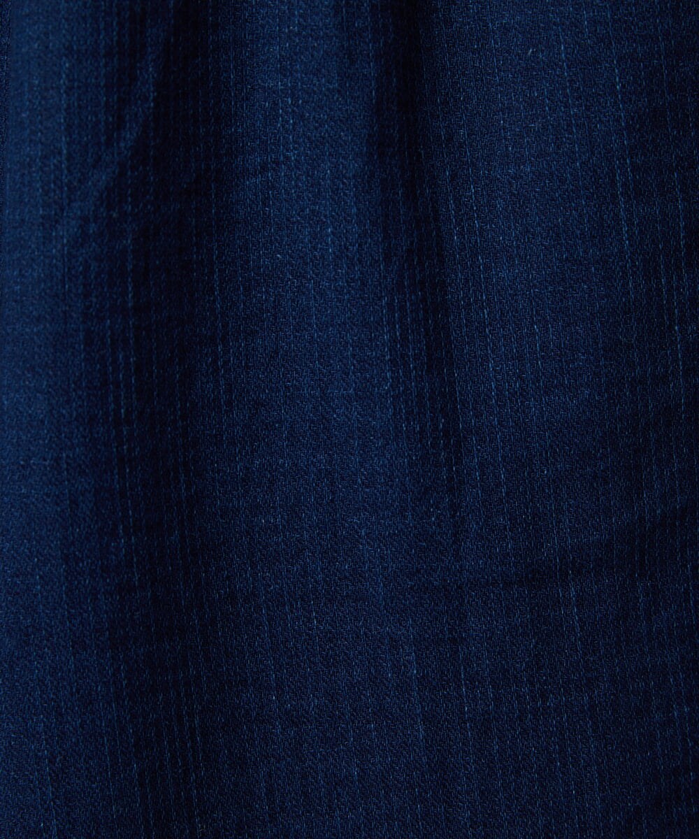 NHLEF15270 GIANNI LO GIUDICE(小さいサイズ)(メゾン ドゥ サンク) [セットアップ対応]二重織ガーゼデニム製品染めパンツ ネイビー