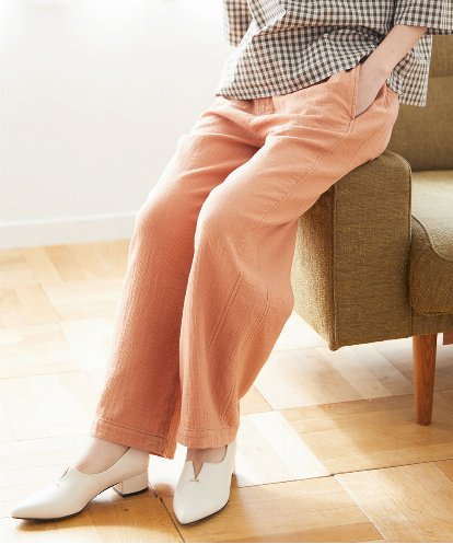 NHLEF15270 GIANNI LO GIUDICE(小さいサイズ) [セットアップ対応]二重織ガーゼデニム製品染めパンツ