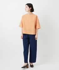 NHLEF15270 GIANNI LO GIUDICE(小さいサイズ)(メゾン ドゥ サンク) [セットアップ対応]二重織ガーゼデニム製品染めパンツ ネイビー