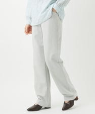 NHLEF82180 GIANNI LO GIUDICE(小さいサイズ)(メゾン ドゥ サンク) [新色追加]アウトファーストストレートパンツ ライトグレー