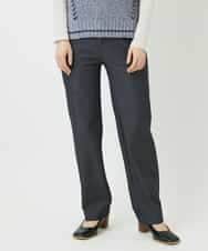 NHLEF82180 GIANNI LO GIUDICE(小さいサイズ)(メゾン ドゥ サンク) [新色追加]アウトファーストストレートパンツ ネイビー