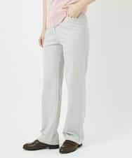 NHLEF82180 GIANNI LO GIUDICE(小さいサイズ)(メゾン ドゥ サンク) [新色追加]アウトファーストストレートパンツ ライトグレー