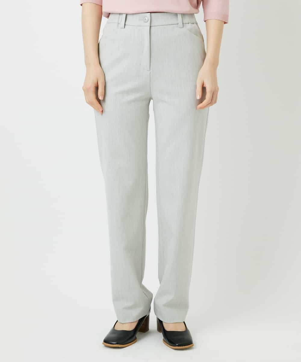 NHLEF82180 GIANNI LO GIUDICE(小さいサイズ)(メゾン ドゥ サンク) [新色追加]アウトファーストストレートパンツ ライトグレー