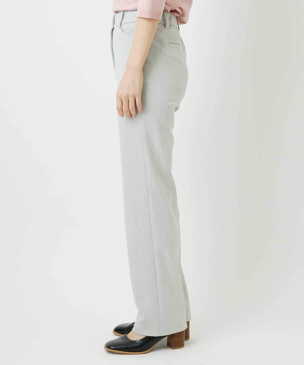 NHLEF82180 GIANNI LO GIUDICE(小さいサイズ)(メゾン ドゥ サンク) [新色追加]アウトファーストストレートパンツ ライトグレー