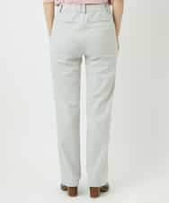 NHLEF82180 GIANNI LO GIUDICE(小さいサイズ)(メゾン ドゥ サンク) [新色追加]アウトファーストストレートパンツ ライトグレー