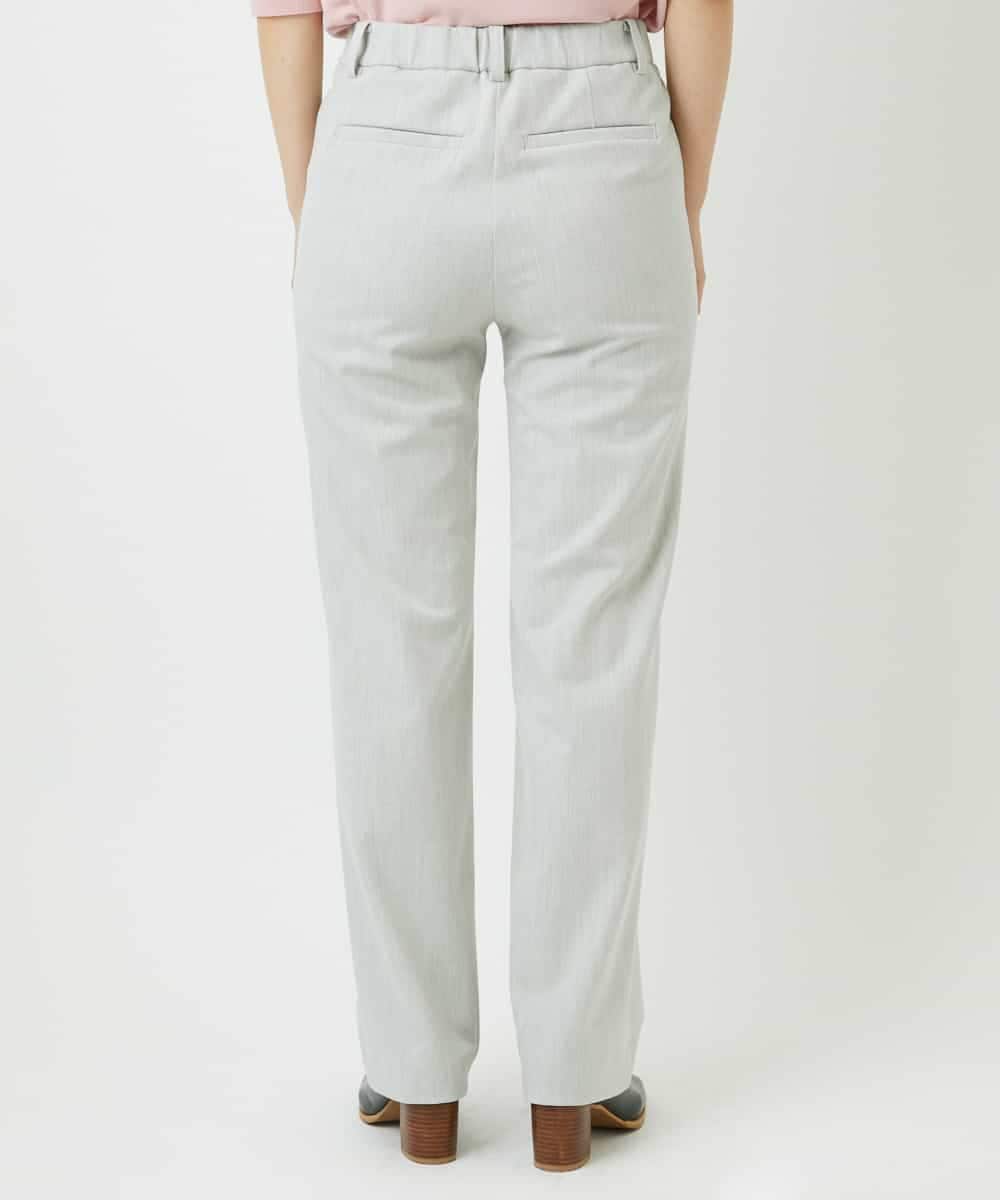 NHLEF82180 GIANNI LO GIUDICE(小さいサイズ)(メゾン ドゥ サンク) [新色追加]アウトファーストストレートパンツ ライトグレー