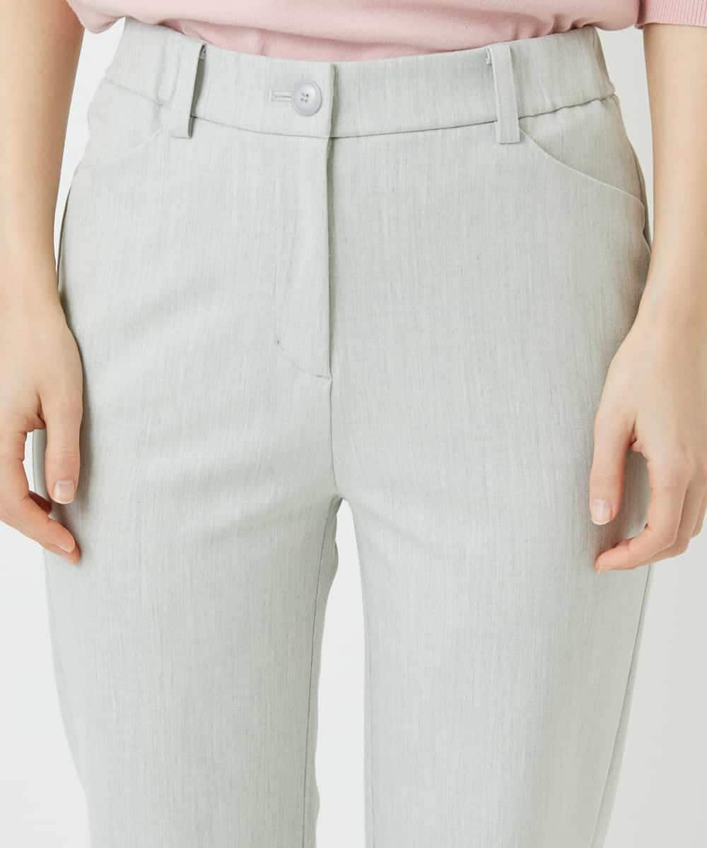 NHLEF82180 GIANNI LO GIUDICE(小さいサイズ)(メゾン ドゥ サンク) [新色追加]アウトファーストストレートパンツ ライトグレー