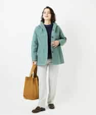 NHLEF82180 GIANNI LO GIUDICE(小さいサイズ)(メゾン ドゥ サンク) [新色追加]アウトファーストストレートパンツ ライトグレー