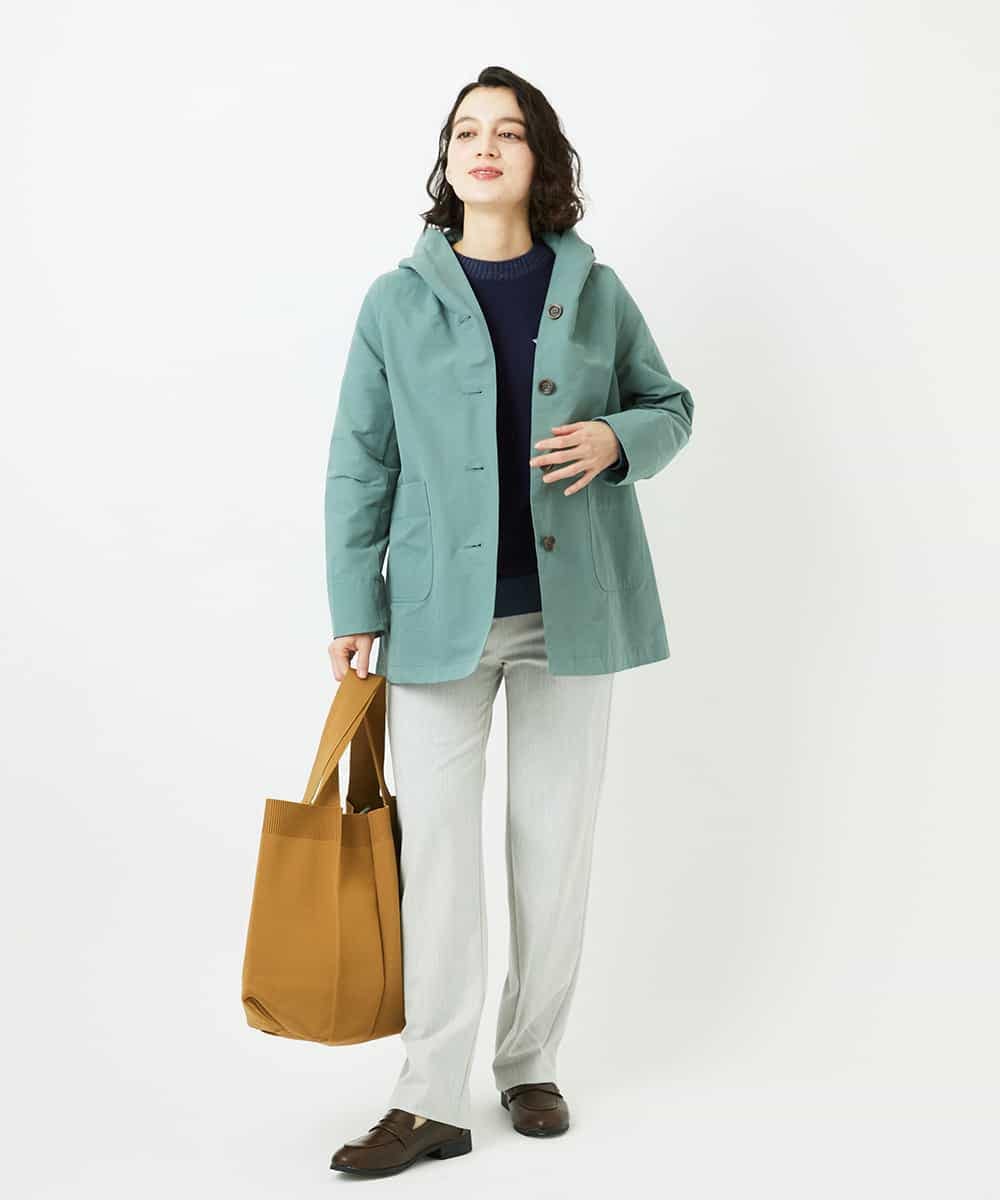 NHLEF82180 GIANNI LO GIUDICE(小さいサイズ)(メゾン ドゥ サンク) [新色追加]アウトファーストストレートパンツ ライトグレー