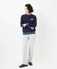 NHLEF82180 GIANNI LO GIUDICE(小さいサイズ)(メゾン ドゥ サンク) [新色追加]アウトファーストストレートパンツ ライトグレー