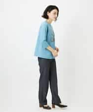 NHLEF82180 GIANNI LO GIUDICE(小さいサイズ)(メゾン ドゥ サンク) [新色追加]アウトファーストストレートパンツ ライトグレー