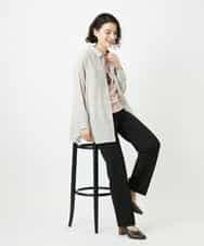 NHLEF82180 GIANNI LO GIUDICE(小さいサイズ)(メゾン ドゥ サンク) [新色追加]アウトファーストストレートパンツ ライトグレー