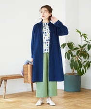 NHLEF84230 GIANNI LO GIUDICE(小さいサイズ)(メゾン ドゥ サンク) ストレッチセミワイドパンツ ライトブルー