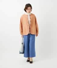 NHLEF84230 GIANNI LO GIUDICE(小さいサイズ)(メゾン ドゥ サンク) ストレッチセミワイドパンツ ライトブルー