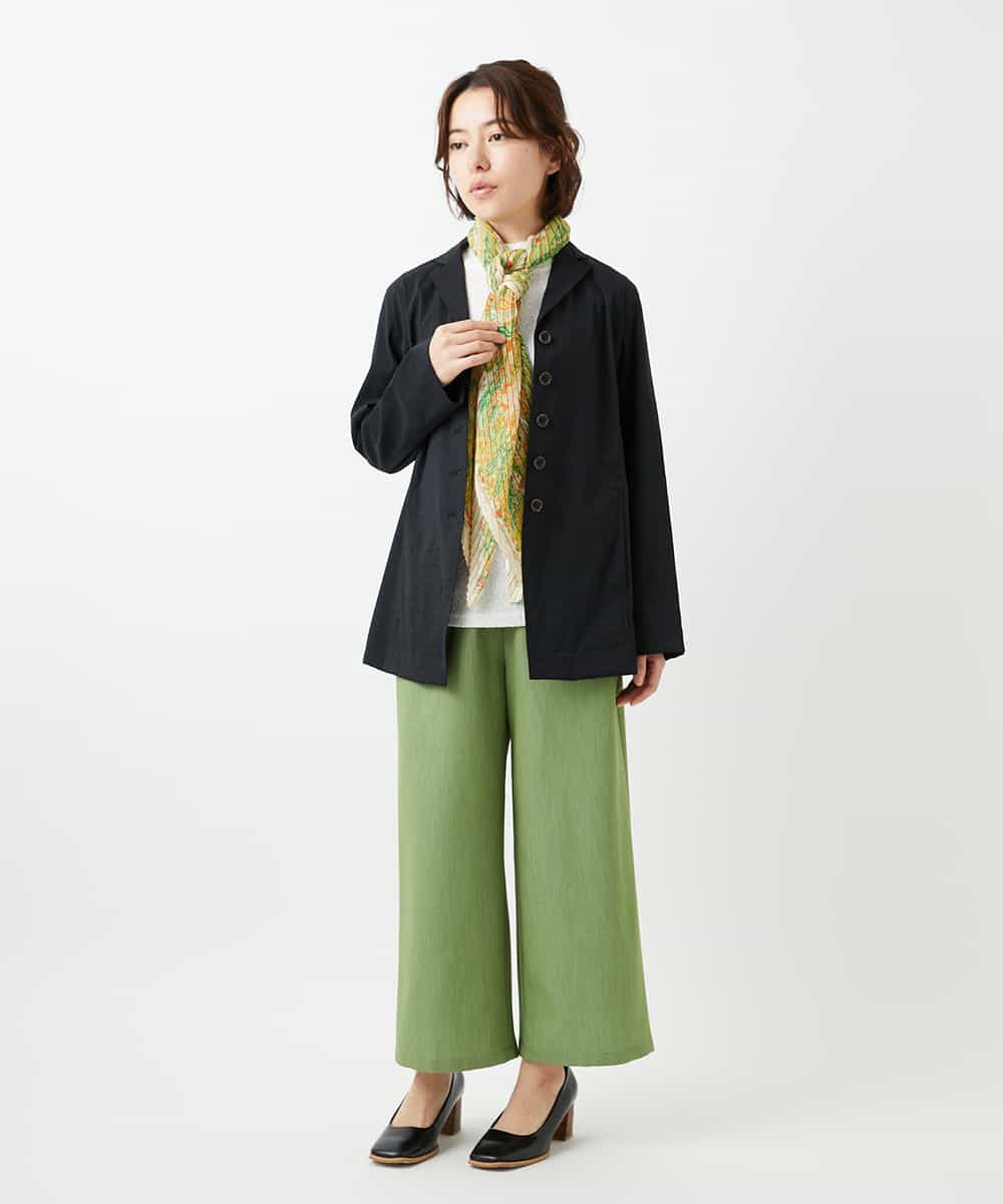 NHLEF84230 GIANNI LO GIUDICE(小さいサイズ)(メゾン ドゥ サンク) ストレッチセミワイドパンツ ライトブルー