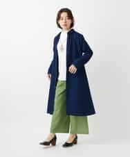 NHLEF84230 GIANNI LO GIUDICE(小さいサイズ)(メゾン ドゥ サンク) ストレッチセミワイドパンツ ライトブルー