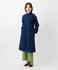 NHLEF84230 GIANNI LO GIUDICE(小さいサイズ)(メゾン ドゥ サンク) ストレッチセミワイドパンツ ライトブルー