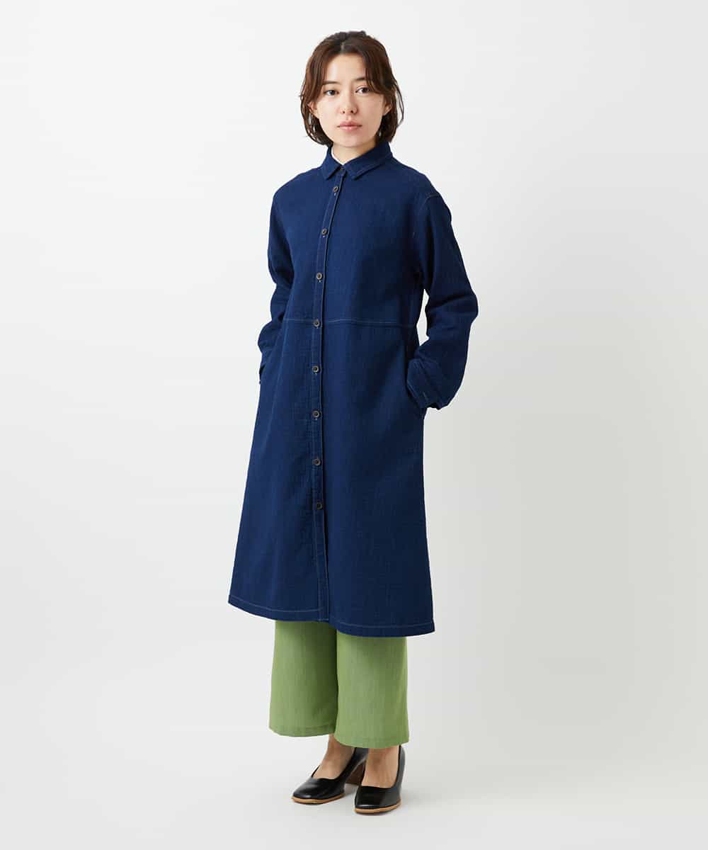 NHLEF84230 GIANNI LO GIUDICE(小さいサイズ)(メゾン ドゥ サンク) ストレッチセミワイドパンツ ライトブルー