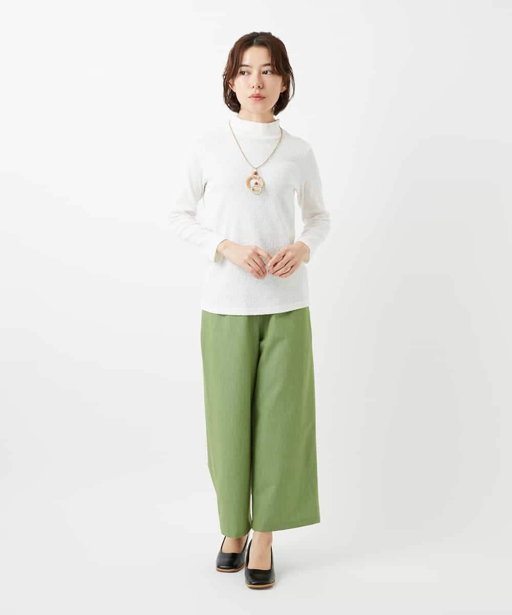 NHLEF84230 GIANNI LO GIUDICE(小さいサイズ)(メゾン ドゥ サンク) ストレッチセミワイドパンツ ライトブルー