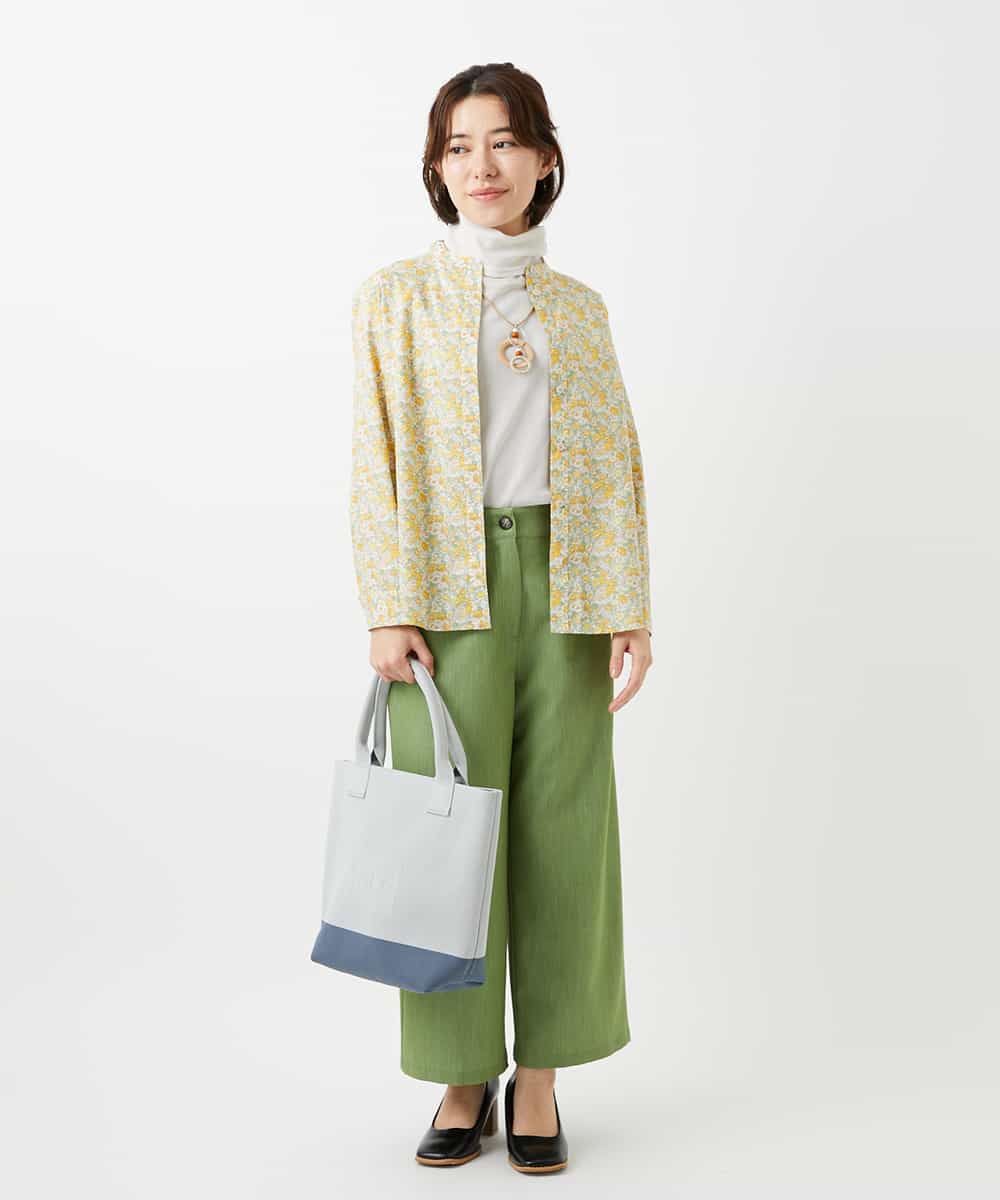 NHLEF84230 GIANNI LO GIUDICE(小さいサイズ)(メゾン ドゥ サンク) ストレッチセミワイドパンツ ライトブルー