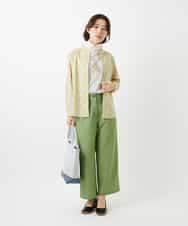 NHLEF84230 GIANNI LO GIUDICE(小さいサイズ)(メゾン ドゥ サンク) ストレッチセミワイドパンツ ライトブルー