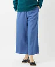 NHLEF84230 GIANNI LO GIUDICE(小さいサイズ)(メゾン ドゥ サンク) ストレッチセミワイドパンツ ライトブルー